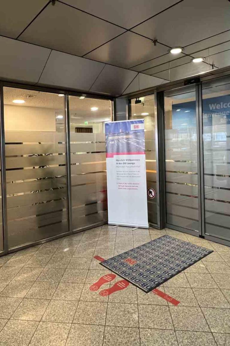 DB Premium Lounge München Eingang