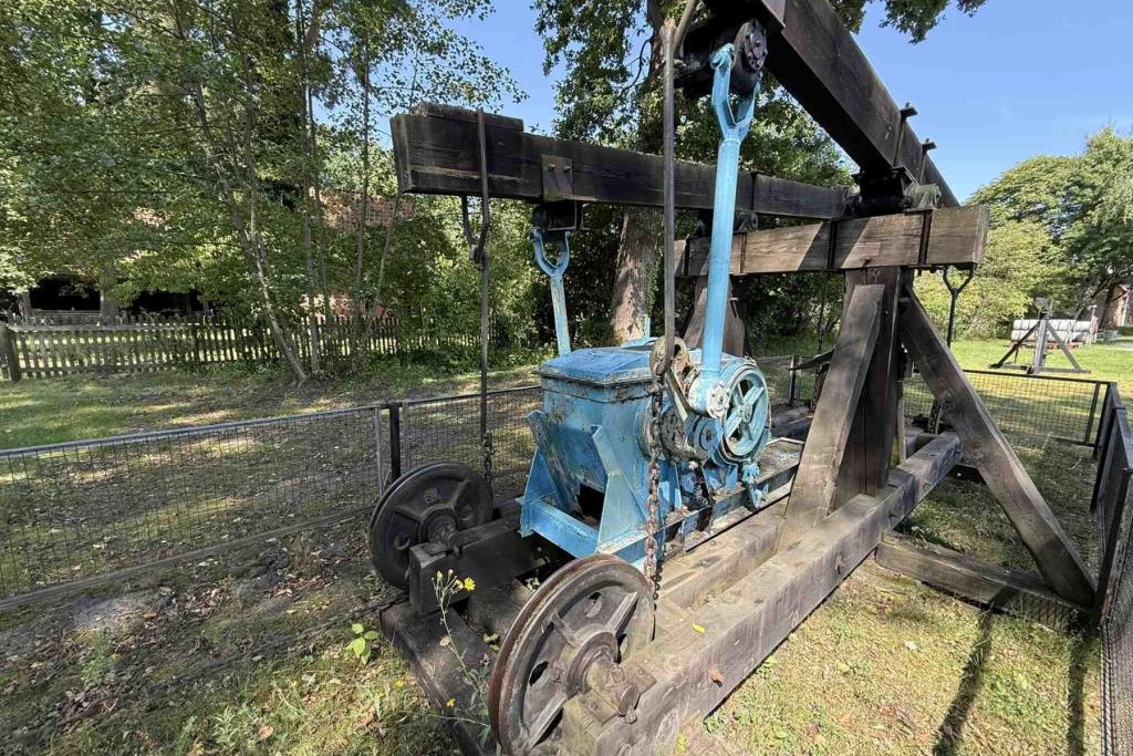 Wietze Erdölmuseum Doppelschwengelantrieb