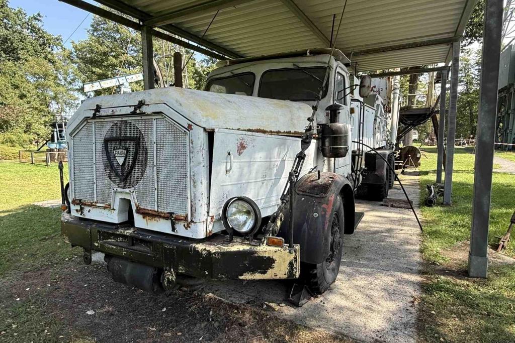 Wietze Erdölmuseum Fahrbare Bohranlage