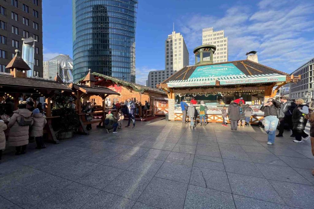 Berlin Potsdamer Platz Weihnachtsmarkt