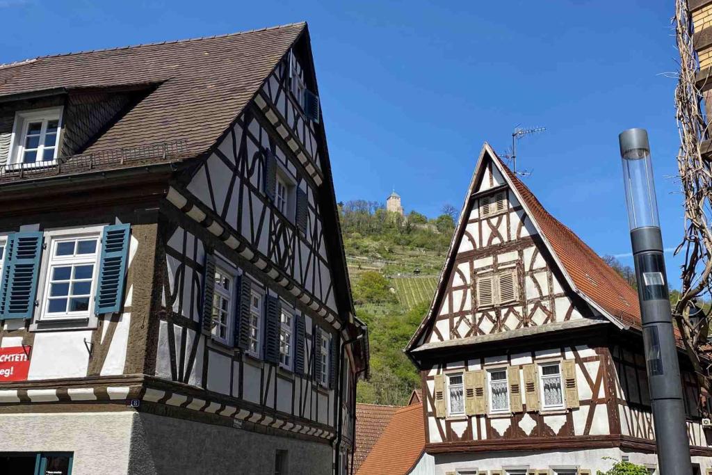 Heppenheim Blick zur Starkenburg