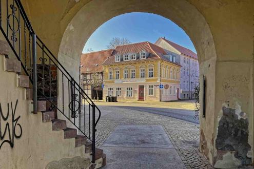 Haldensleben Durchblick Stendaler Turm
