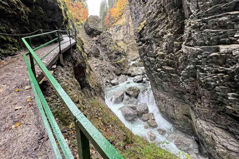 Wanderweg Breitachklamm Gesicherter Weg