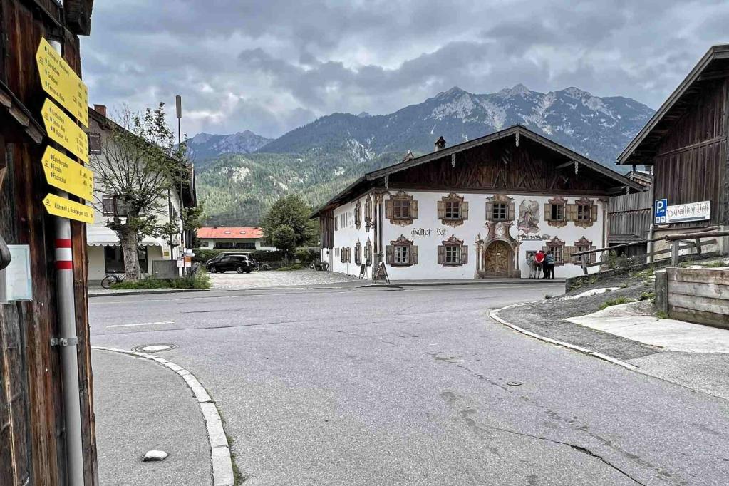 Krün Barmsee Karwendelblick