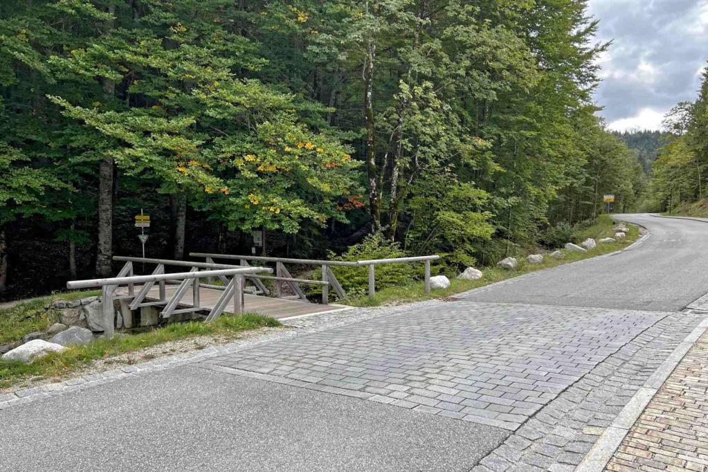 Steg Kranzbach Klais Römerweg